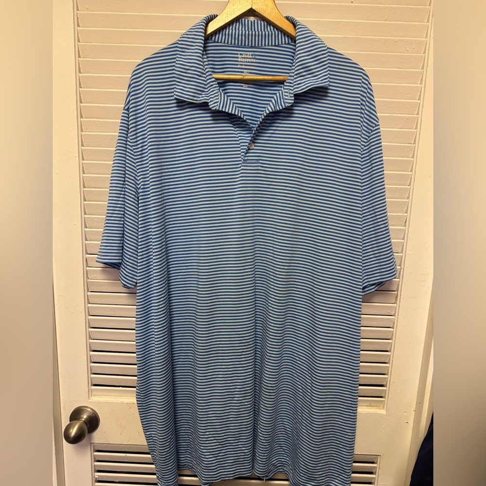 Croft & Barrow Blue Polo Shirt performance 4XLT